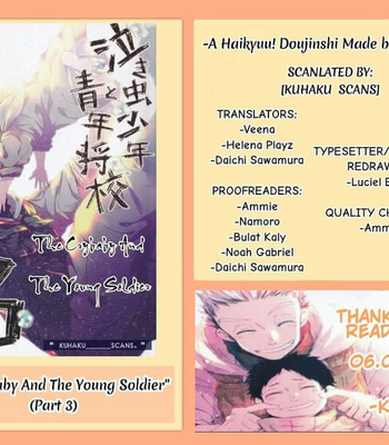 [Sakamoto] Nakimushi Shounen to Seinen Shoko 3 – Haikyuu!! dj [Esp] – Gay Manga sex 43