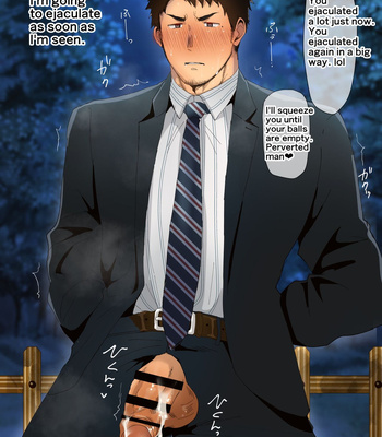 [Suikanotane (Hashikure Tarou)] A Serious Businessman With A Hobby Of Outdoor Masturbation Is Discovered By A Group Of Delinquents [Eng] – Gay Manga sex 6