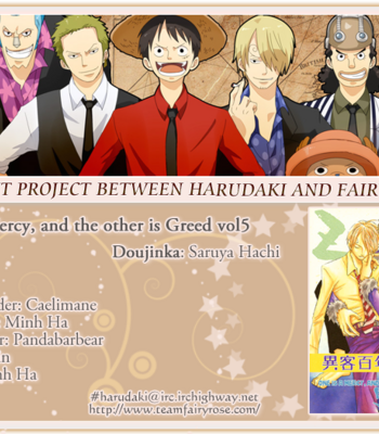 Gay Manga - [Saruya Hachi (Hachimaru)] One Piece dj – Mercy and Greed_vol5 [Eng] – Gay Manga