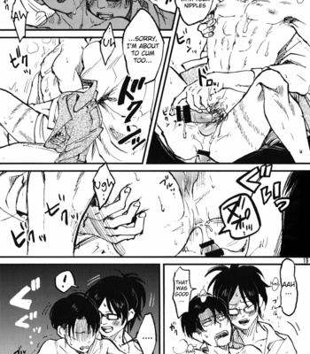 [Atsukunare] Osu HanLev no Hon – Attack on Titan dj [Eng] – Gay Manga sex 19