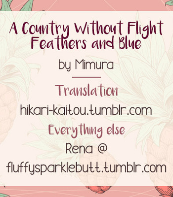 [Katasumi (Mimura)] A Country Without Blue And Flight Feathers – Tales of Zestiria dj [Eng] – Gay Manga thumbnail 001