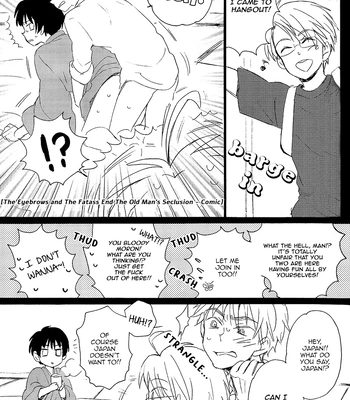[Spira Mirabilis] Hetalia dj – The Eyebrows, The Fatass, and The Old Man Locked in a Grapple Remastered [Eng] – Gay Manga sex 11