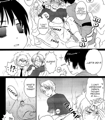 [Spira Mirabilis] Hetalia dj – The Eyebrows, The Fatass, and The Old Man Locked in a Grapple Remastered [Eng] – Gay Manga sex 12