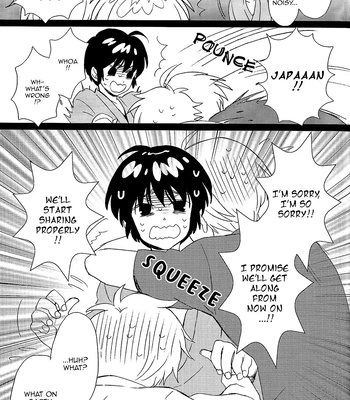 [Spira Mirabilis] Hetalia dj – The Eyebrows, The Fatass, and The Old Man Locked in a Grapple Remastered [Eng] – Gay Manga sex 65