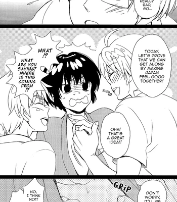 [Spira Mirabilis] Hetalia dj – The Eyebrows, The Fatass, and The Old Man Locked in a Grapple Remastered [Eng] – Gay Manga sex 66