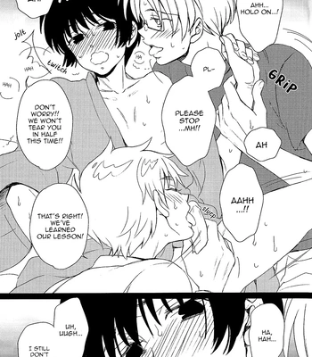 [Spira Mirabilis] Hetalia dj – The Eyebrows, The Fatass, and The Old Man Locked in a Grapple Remastered [Eng] – Gay Manga sex 67
