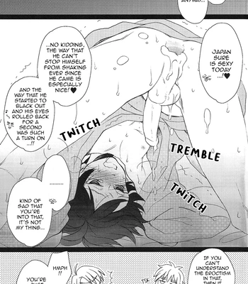 [Spira Mirabilis] Hetalia dj – The Eyebrows, The Fatass, and The Old Man Locked in a Grapple Remastered [Eng] – Gay Manga sex 73
