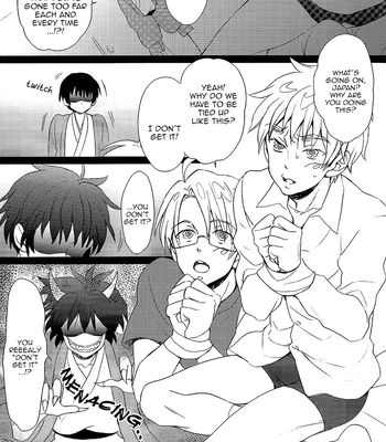 [Spira Mirabilis] Hetalia dj – The Eyebrows, The Fatass, and The Old Man Locked in a Grapple Remastered [Eng] – Gay Manga sex 75