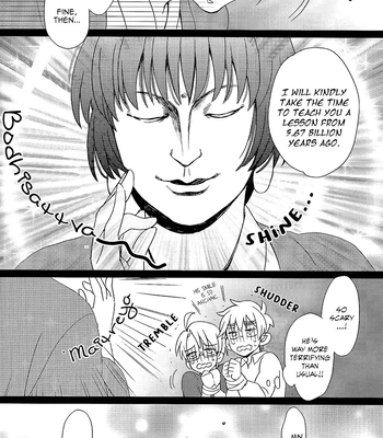 [Spira Mirabilis] Hetalia dj – The Eyebrows, The Fatass, and The Old Man Locked in a Grapple Remastered [Eng] – Gay Manga sex 76