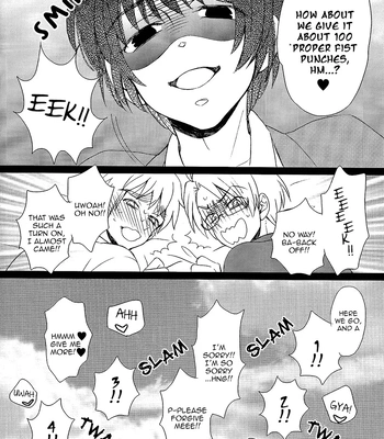 [Spira Mirabilis] Hetalia dj – The Eyebrows, The Fatass, and The Old Man Locked in a Grapple Remastered [Eng] – Gay Manga sex 82