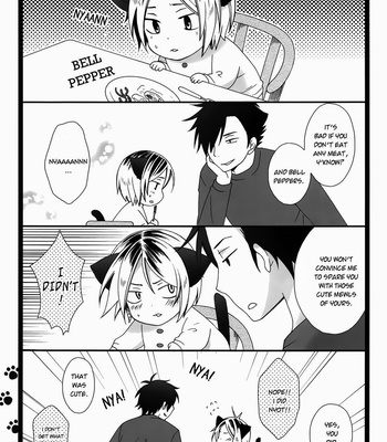 [Yuuki Kaori] Nyankyu!! – Kenma-nyan hajimemashita – Haikyuu!! dj [Eng] – Gay Manga sex 6
