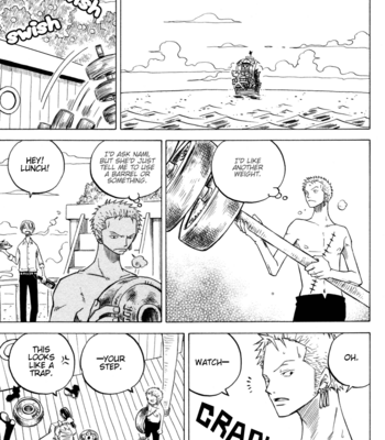 [Hachimaru] Some Refreshments in Broad – One Piece dj [Eng] – Gay Manga sex 9