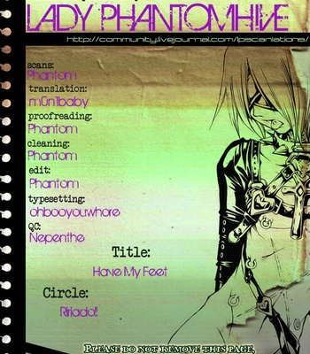 [Ririadoll] Omi Ashi de Douzo – Katekyo Hitman Reborn! dj [Eng] – Gay Manga thumbnail 001