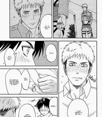 [Ippachi] Eren ga Jean ni Yoru Hai wo Kakeru Dake no Ohanashi – SnK dj [Eng] – Gay Manga sex 11
