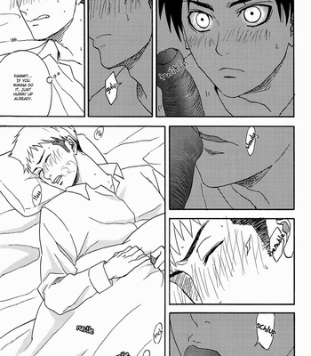 [Ippachi] Eren ga Jean ni Yoru Hai wo Kakeru Dake no Ohanashi – SnK dj [Eng] – Gay Manga sex 17
