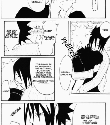 [Rensougyo] Tokimeki Banchou Shanai Chuui – Naruto dj [Eng] – Gay Manga sex 13