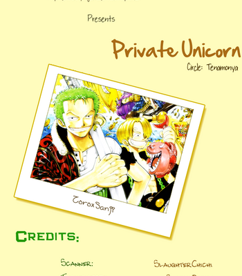 [Tenamonya] Private Unicorn – One Piece dj [Eng] – Gay Manga sex 50