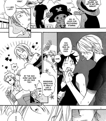 [Tsukudani/ SOUREI Naruto] Bara to Yuuutsu – One Piece dj [Eng] – Gay Manga sex 5