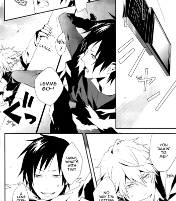 [inumog/ FUJINO Akitsugu] Divergence Blue – Durarara!! dj [Eng] – Gay Manga sex 11