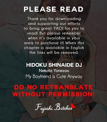 [Nekota Yonezou] My Boyfriend Is Cute Anyway – Hidoku Shinaide dj [Eng] – Gay Manga sex 33