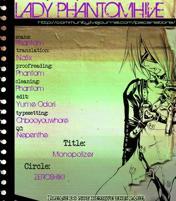 [Zeroshiki/ Kabosu] Monopolizer – Katekyo Hitman Reborn! dj [Eng] – Gay Manga thumbnail 001