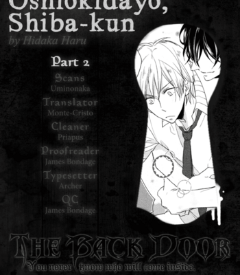 [HIDAKA Haru] Oshioki da yo, Shiba-kun [Eng] – Gay Manga thumbnail 001