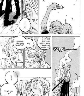 [Hachimaru/ Saruya Hachi] Be-all and End-all – One Piece dj [Eng] – Gay Manga sex 20