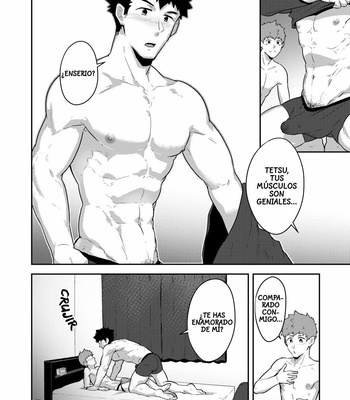 [PULIN Nabe (kakenari)] xx Denakatta dou shiyou! [Español] – Gay Manga sex 18
