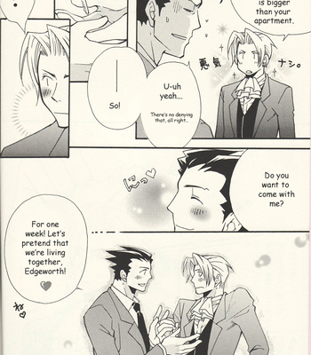 [Dokusai Moratorium] Living Together – Ace Attorney dj [Eng] – Gay Manga sex 3