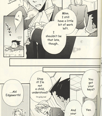 [Dokusai Moratorium] Living Together – Ace Attorney dj [Eng] – Gay Manga sex 7