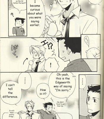 [Dokusai Moratorium] Living Together – Ace Attorney dj [Eng] – Gay Manga sex 39