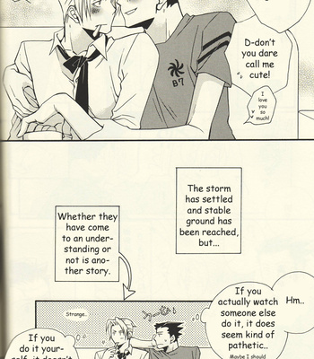 [Dokusai Moratorium] Living Together – Ace Attorney dj [Eng] – Gay Manga sex 40