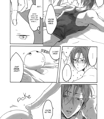 [mitsui] Can Haruka Have Sex with Rin After Suddenly Turning Into an Odd Little Lifeform? – Free! dj [Eng] – Gay Manga sex 16