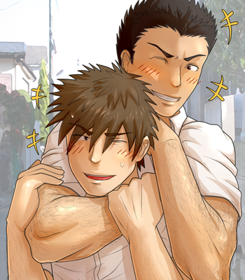 [Hanrangen] “Dekariba!” ~Dekachin Takahito & Ribagay Nishida~ – Gay Manga sex 3