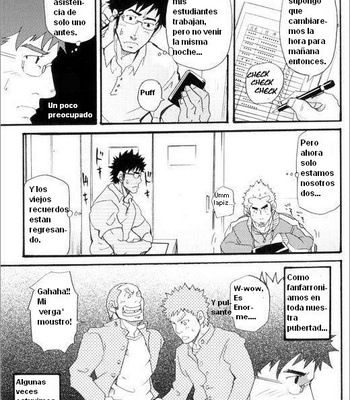 [Takeshi Matsu] My Teacher is My Classmate [Español] – Gay Manga sex 9