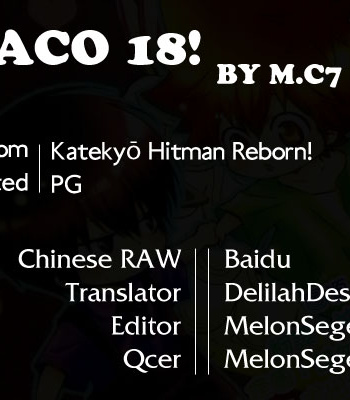 [m.C7/ SHENA Midori] Haco18! – Katekyo Hitman Reborn! dj [Eng] – Gay Manga sex 18