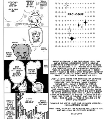 [Zaou Taishi & Eiki Eiki] Keroro Tokuhon – Keroro Gunsou dj [Eng] – Gay Manga sex 5