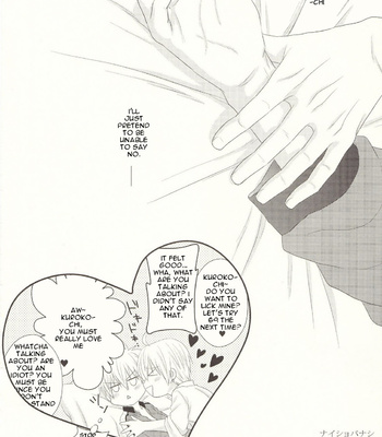 [Kitei (Naoki)] Naisho Banashi – Kuroko no Basuke dj [Eng] – Gay Manga sex 21
