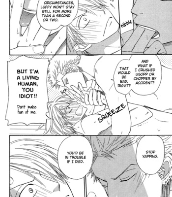 [139 (Natsume Isaku)] The Illness Starts from the Heart – One Piece dj [Eng] – Gay Manga sex 4