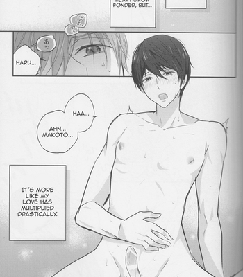 [Sneeeze (Kubu)] Haru-chan wa mono tarinai | Haru-chan is Unsatisfied – Free! dj [Eng] – Gay Manga sex 2