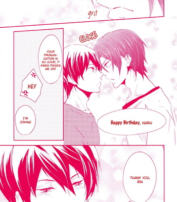 [Sansyokusabo/ Tamagawa Uta] Birthday 0630 – Free! dj [Eng] – Gay Manga sex 12