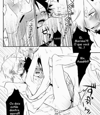 [Kokoronashi K (Moke)] One Piece dj – Monster Trio In The Bath [Pt-Br] – Gay Manga sex 24