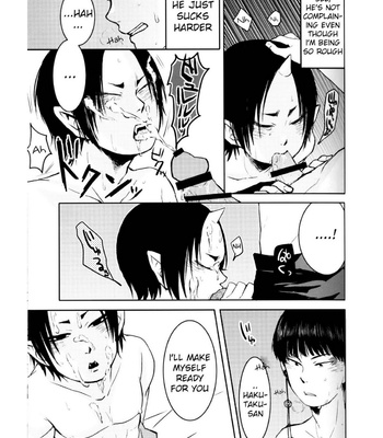 [Zeitaku Zanmai/ Yayoi] Boku no Umaibo ga… | My Umaibo… – Hoozuki no Reitetsu dj [Eng] – Gay Manga sex 13