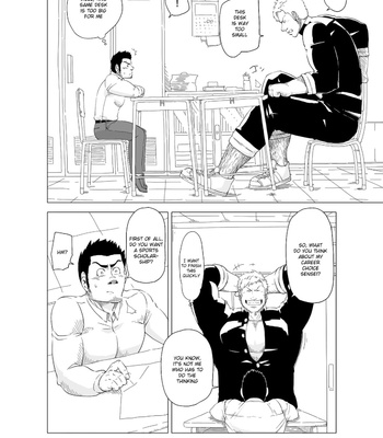 [Gakuranman] Deka Seito to Chibi Sensei | Little teacher & big student [Eng] – Gay Manga sex 8
