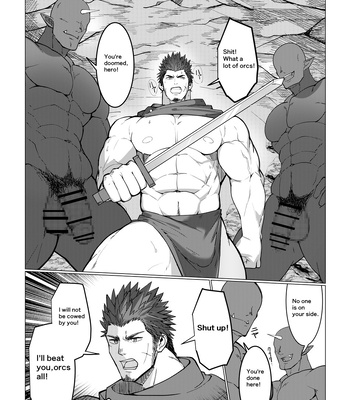 Gay Manga - [Takao no Gami (Toiro)] Muscular holy knight humiliated by orcs [Eng] – Gay Manga