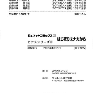[Michinoku Atami] Hajimari wa Naka kara [JP] – Gay Manga sex 190