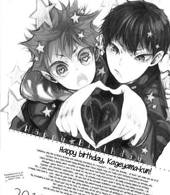 [Bonta Ooki] Kageyama-kun tanjoubiomedetou hon – Haikyuu!! dj [Eng] – Gay Manga sex 10