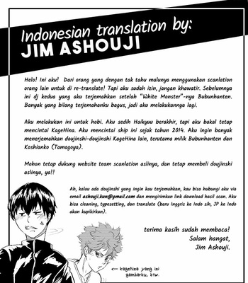 [Tamagoya (Koshianko)] Kageyama-kun wa Uchuujin desu ka – Haikyuu!! dj [Indonesian] – Gay Manga sex 43