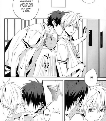 [INUMOG] Kuroko no Basuke dj – Tabete Shimaitai [Eng] – Gay Manga sex 5