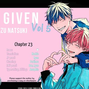 [KIZU Natsuki] Given – Vol.04 (update c.24) [Eng] – Gay Manga sex 231